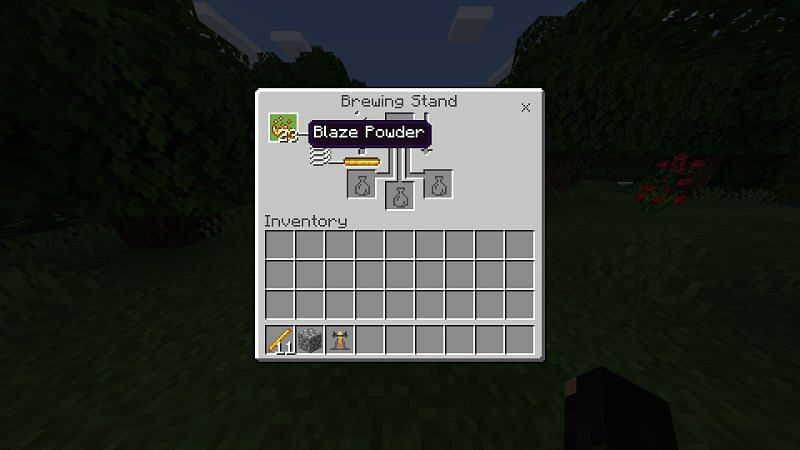 Brewing Stand UI in Minecraft