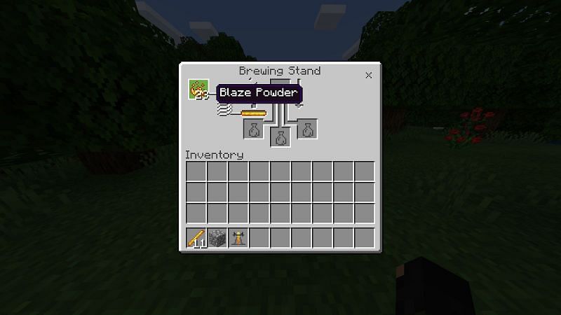 Brewing  Stand UI in Minecraft