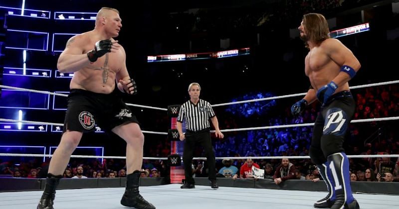 Brock Lesnar vs. AJ Styles.