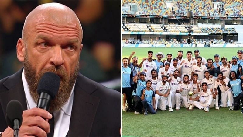 Triple H commented on a possible match between the Indian Cricket team and WWE Superstars