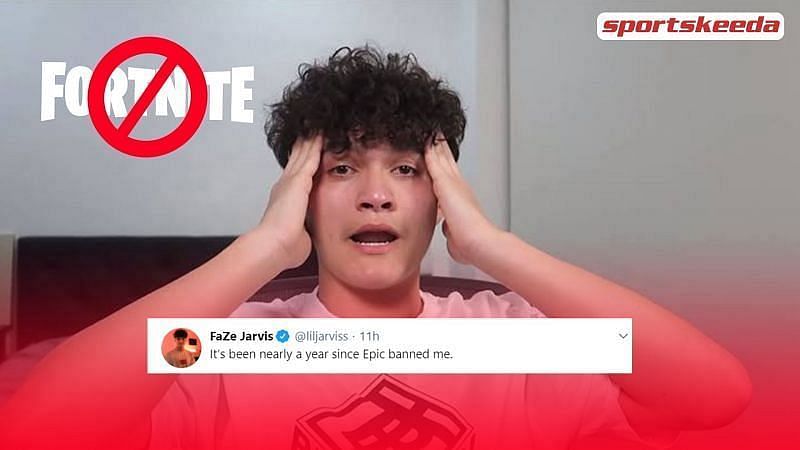 FaZe Jarvis was earlier banned on Fortnite before returning prematurely, only to be barred again