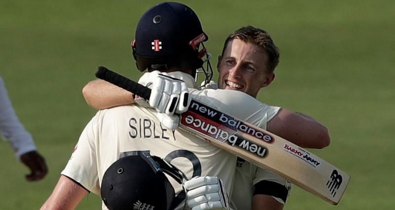 Joe Root celebrates his 20th Test century (Credit: ECB)