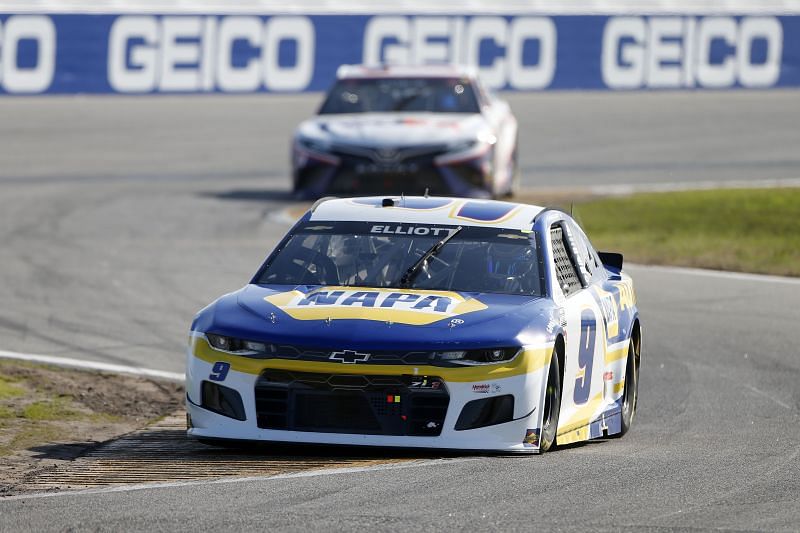 Chase Elliott in action at NASCAR Cup Series O&#039;Reilly Auto Parts 253 At Daytona. Photo: Getty Images