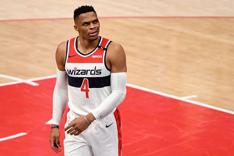 Russell Westbrook #4 of the Washington Wizards.