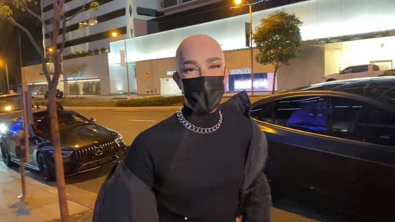 James Charles started to attract a lot of attention when he was recently snapped in public without any hair (YouTube Image via Kevin Wong)