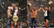 Eddie Guerrero and Chris Benoit at WrestleMania XX.