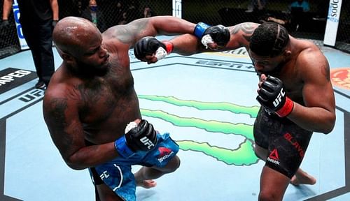 Derrick Lewis (left); Curtis Blaydes (right)