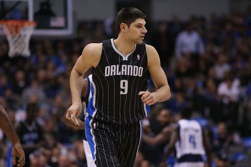 Nikola Vucevic #9 of the Orlando Magic. (Photo by Ronald Martinez/Getty Images)