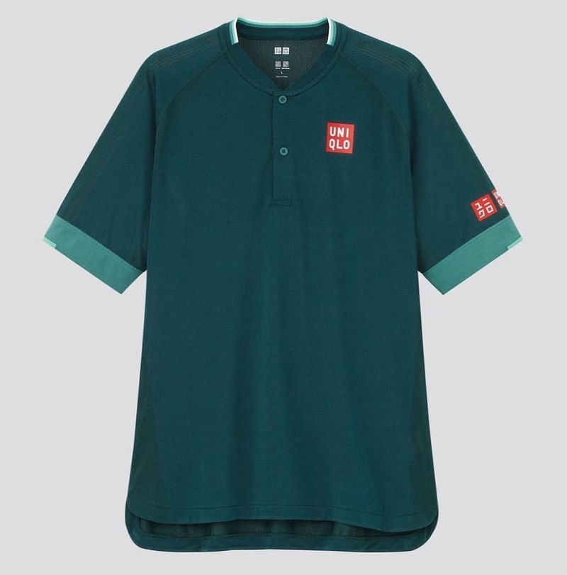 Roger Federer's green T-shirt