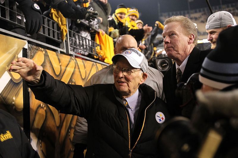 Dan Rooney, Pittsburgh Steelers Executive from 1969 to 2016. Photo: Ronald Martinez/Getty Images.