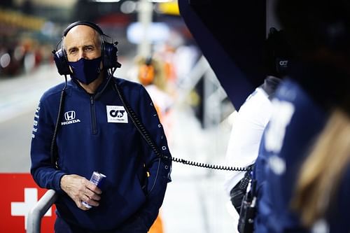 Franz Tost is not impressed with the young Russian. Photo: Getty Images