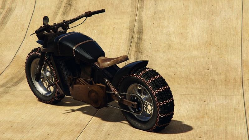 The Apocalypse Deathbike can be obtained by first owning the standard version of the Gargoyle (Image via GTA Wiki)