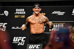Dustin Poirier walk around weight: What does the UFC star weigh in between fights?