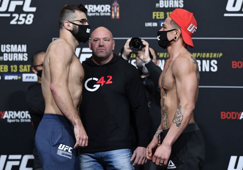 UFC 258 Usman v Burns: Weigh-Ins