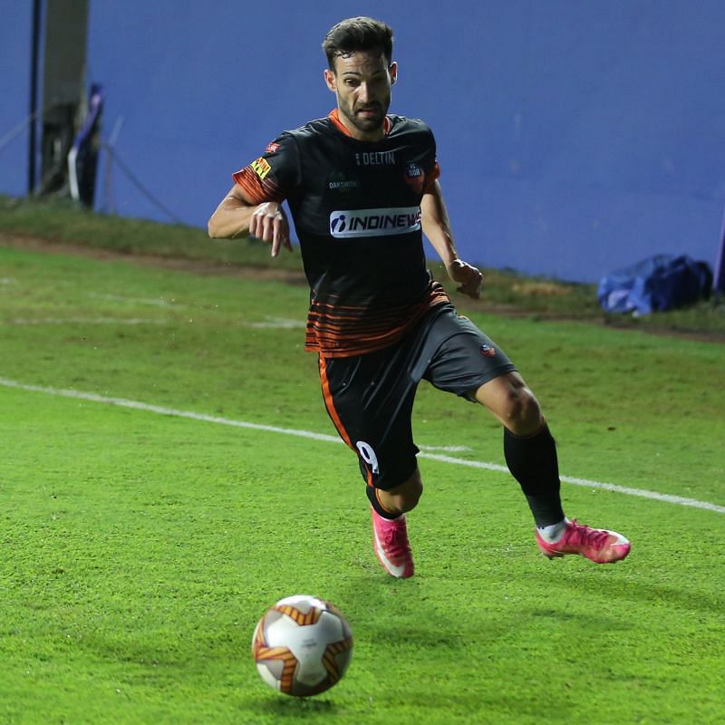 Jorge Ortiz has played in multiple positions for his side. (Image: ISL)