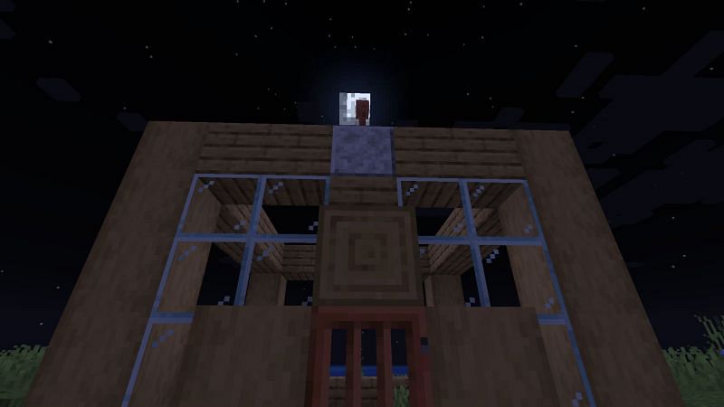 A lightning rod in Minecraft (Image via Minecraft)