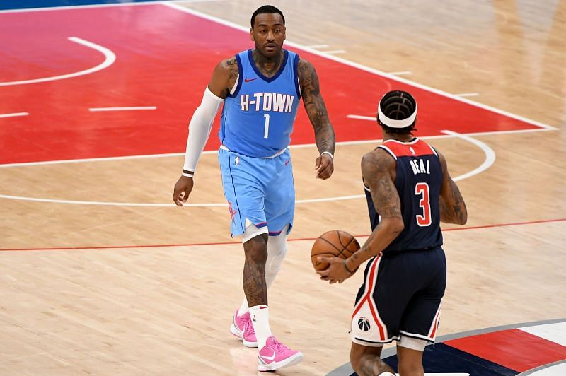 Bradley Beal and John Wall went against each other today