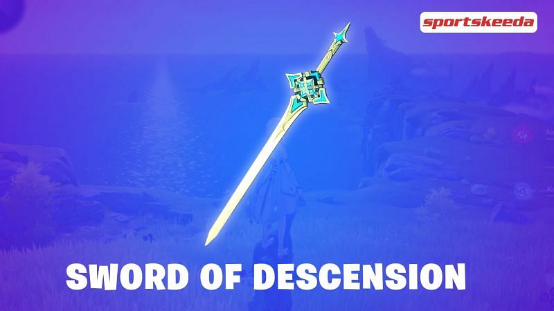 Легендарный дилер мечей. Легендарные мечи Геншин. Sword of Descension. Церемониальный меч Геншин. Меч люмин Геншин.