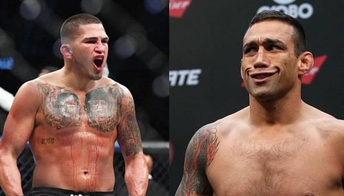 Anthony Pettis (left); Fabricio Werdum (right)