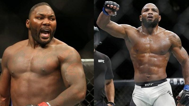 Anthony Johnson (left); Yoel Romero (right)