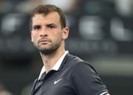 Grigor Dimitrov delivered a strong serving performance in the first round.