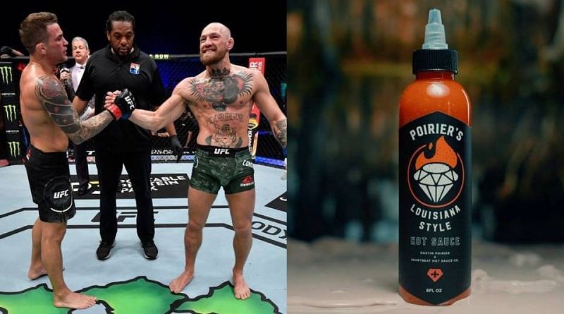 Dustin Poirier (left); Conor McGregor (right)...Poirier&#039;s Louisiana Style (far right)