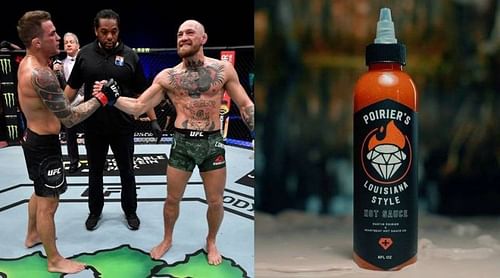 Dustin Poirier (left); Conor McGregor (right)...Poirier's Louisiana Style (far right)