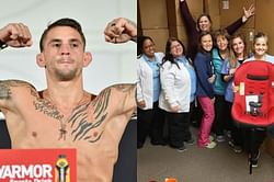 Where is UFC star Dustin Poirier from and what has he done for his community?
