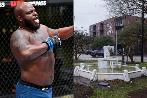 Derrick Lewis commented on the drastic cold weather of Houston, Texas