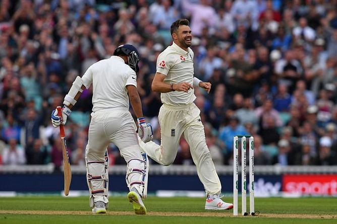 James Anderson’s over up there with Andrew Flintoff’s 2005 special: Jack Leach