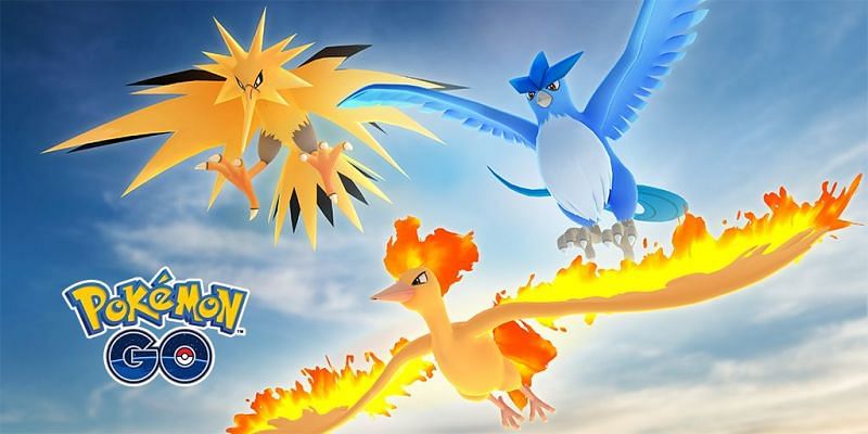 Niantic recently announced that Articuno, Zapdos, and Moltres will cap off Pok&eacute;mon GO&rsquo;s Kanto festivities (Image via Niantic)