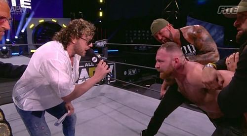 Tony Khan talks about the Exploding Barbed Wire Death Match at AEW Revolution.