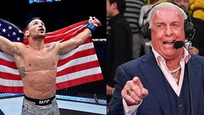 "It doesn't get much better than Ric Flair" - Michael Chandler wants The Nature Boy to accompany him at his next UFC fight