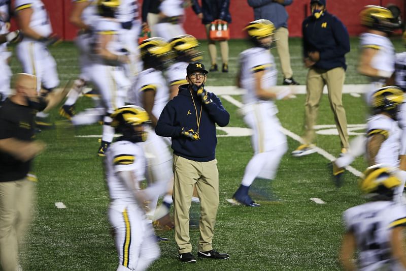 Action from the Michigan v Rutgers game