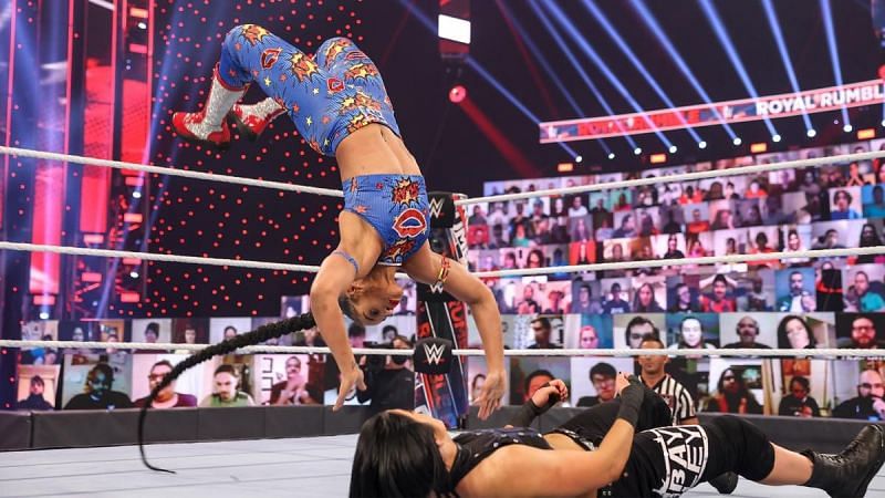 Bianca Belair and Bayley were entangled in a feud on SmackDown.