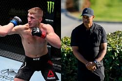Did UFC fighter Austin Hubbard suffer the same leg injury that Tiger Woods possibly did?