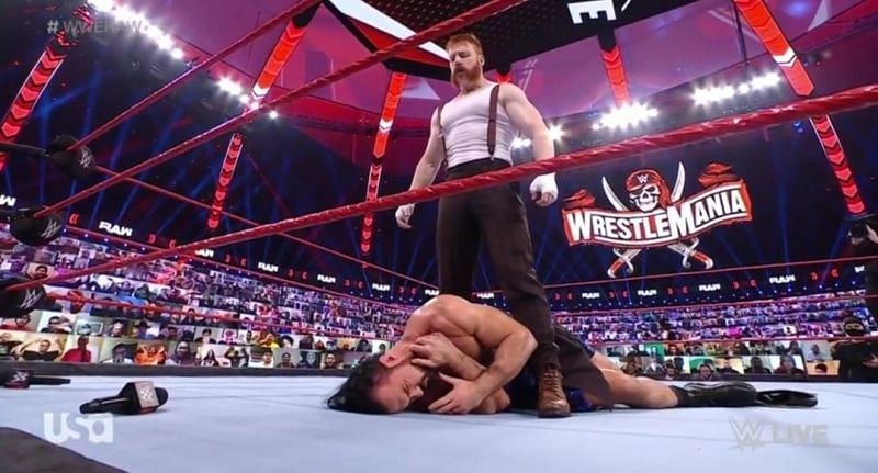 Sheamus and Drew McIntyre on WWE RAW