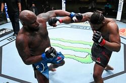 Watch: Derrick Lewis claims record for most knockouts in UFC with stunning uppercut KO of Curtis Blaydes