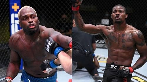 Derek Brunson (left); Kevin Holland (right)