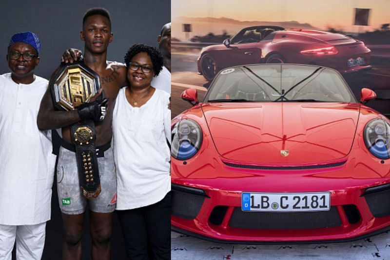 Israel Adesanya gifted a Porsche to his parents ahead of UFC 259