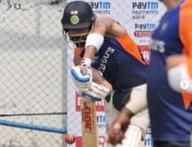 Watch: Virat Kohli working in the nets ahead of the England Test series
