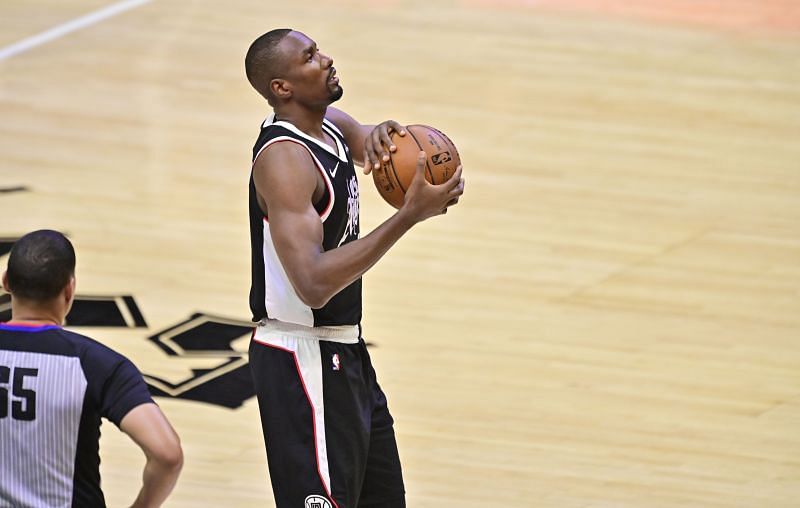 Los Angeles Clippers Serge Ibaka before tipoff