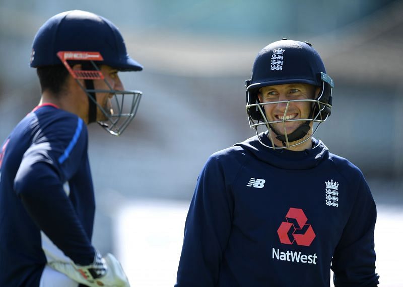 Alastair Cook (left) scored 562 runs during England&#039;s tour of India in 2012-13