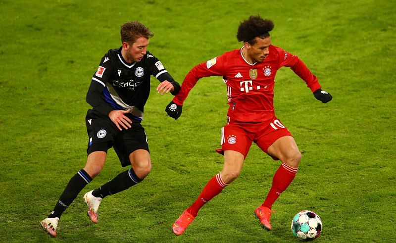 Bayern Munich and Arminia Bielefeld played out a 3-3- draw on Monday