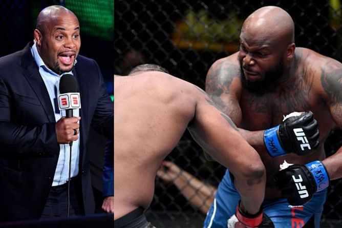 Daniel Cormier reacts to Derrick Lewis' devastating uppercut KO win over Curtis Blaydes at UFC Vegas 19