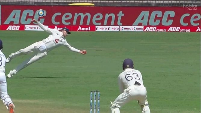 Watch: Joe Root takes a one-handed 'stunner' to send Ajinkya Rahane packing