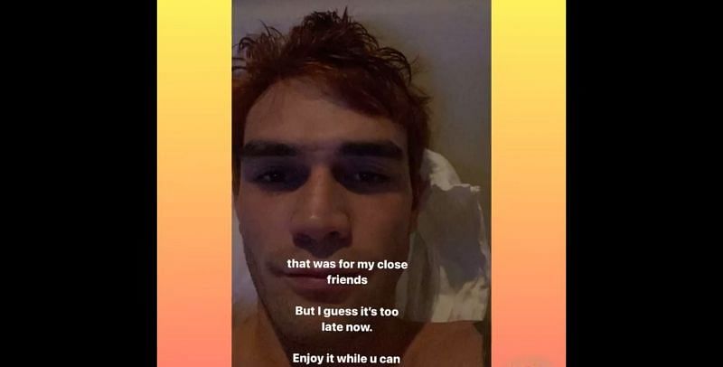 KJ Apa had an embarrassing moment on Instagram recently (image via KJ Apa Instagram)