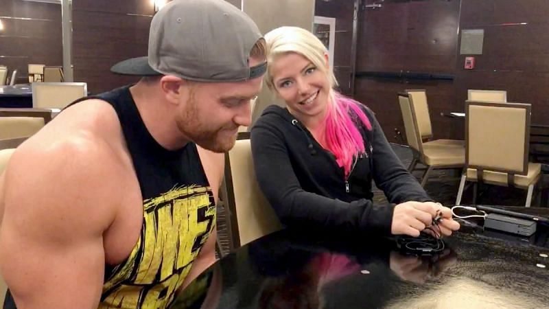 Alexa Bliss and Buddy Murphy