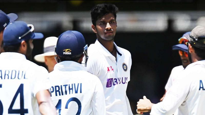 Washington Sundar starred in Brisbane