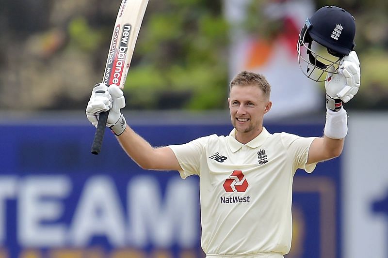 Joe Root after reaching his fourth Test double hundred, in Galle last month [Credits: England Cricket]